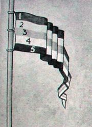 The pancharanga flag of the Karava Adithya family