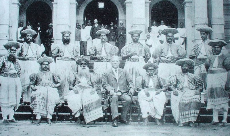 A group of Kandyan Chiefs