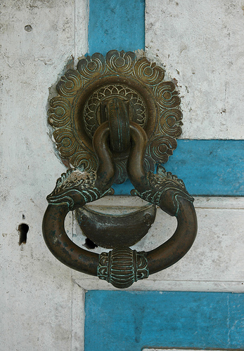 Makara door knocker Sri Lanka