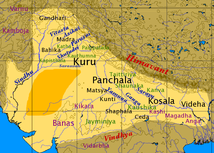 The 'Kuru kingdom' - the original kingdom of the Kaurava caste of Sri Lankas